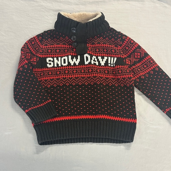 GAP - Black and Red Medium weight Quality Turtleneck Sweater - Picture 1 of 4
